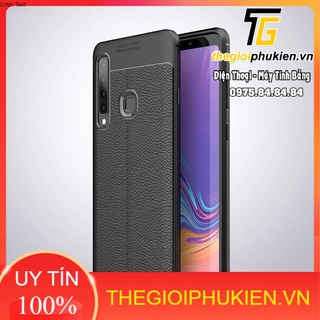 Ốp lưng Samsung Galaxy A9 2018 silicon giả da Auto Focus
