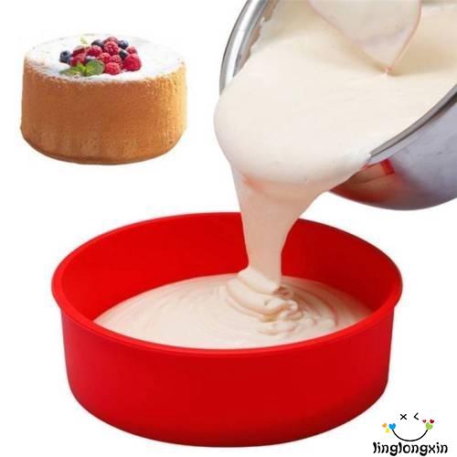 LLX-Khuôn silicon hình tròn 6/8/9" chuyên dụng cho làm bánh