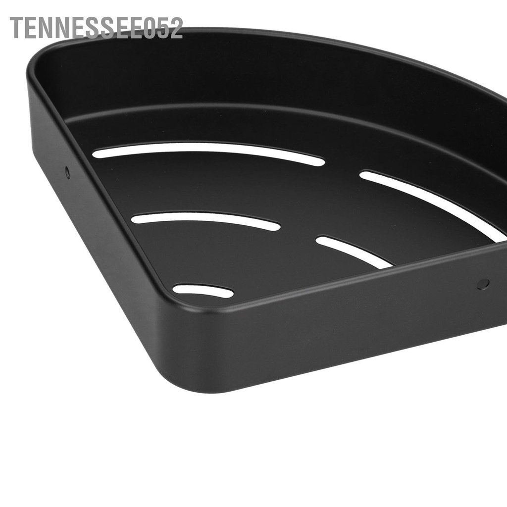 Tennessee052 Kệ vòi hoa sen Treo tường góc hình tam giác lưu trữ Giá đỡ cho Phòng tắm tại nhà màu đen
