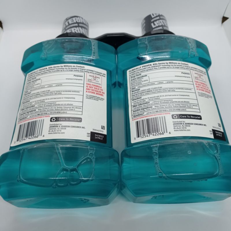 (Date cận t4/22) Nước Súc Miệng Listerine Ultraclean 1.5L