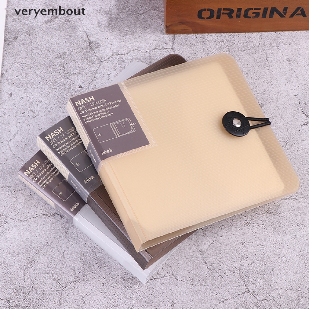 Túi đựng đĩa CD DVD thiết kế 12 ngăn tiện dụng