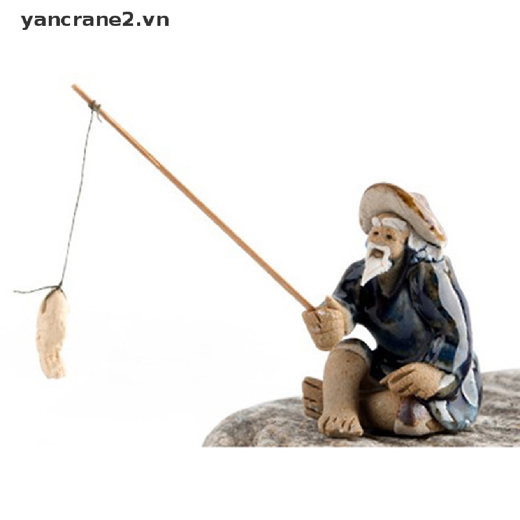 Tượng Câu Cá Bằng Nhựa resin Trang Trí Sân Vườn Ngoài Trời