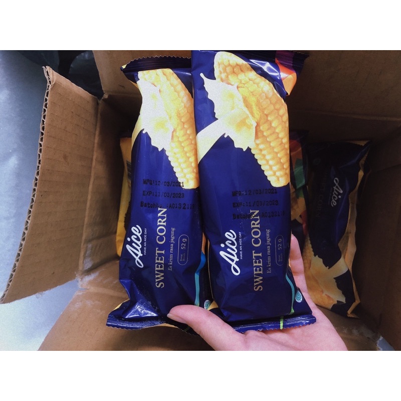 Thùng 40 Cây Kem Bắp Aice