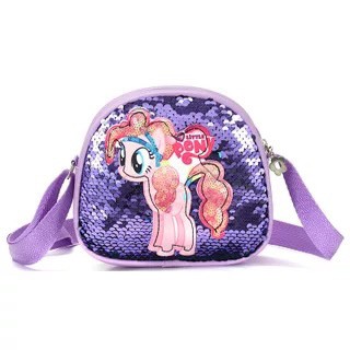 Túi đeo chéo hình ngựa Little Pony dễ thương thời trang dành cho bé gái