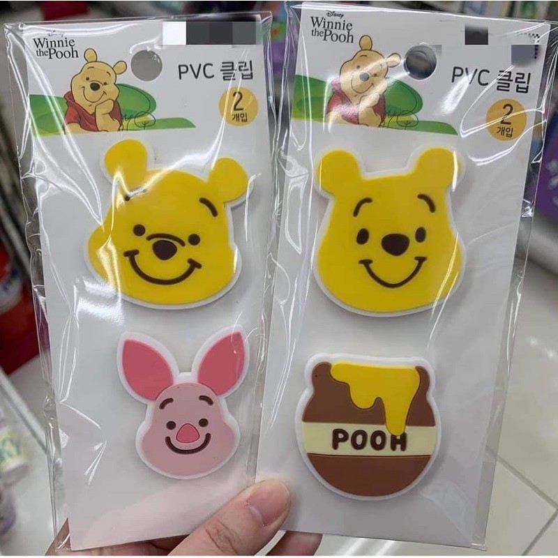 Kẹp giấy bằng nhựa gấu Pooh & Piglet