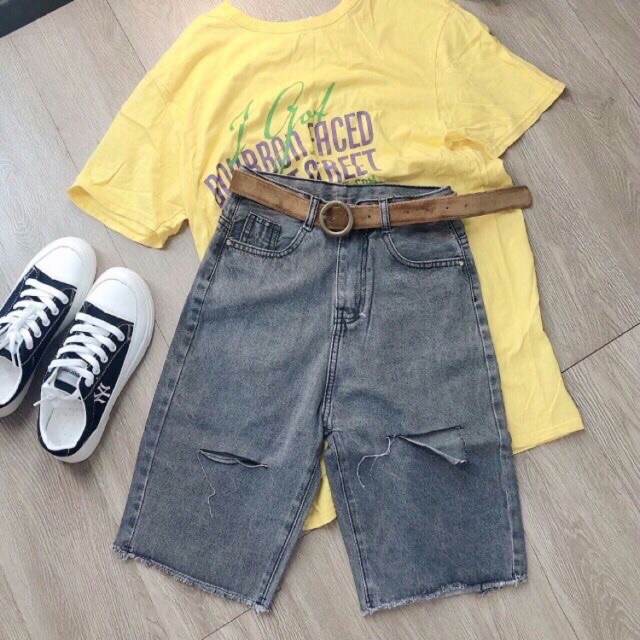 ��Quần Jeans Ngố Rách PT