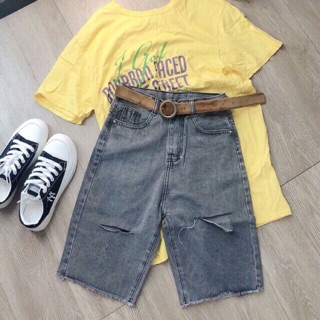 💕Quần Jeans Ngố Rách PT