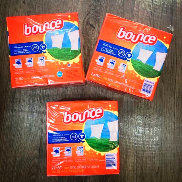 GIẤY THƠM QUẦN ÁO BOUNCE RENEW - USA - MÙI VIỆT KIỀU MỸ - 160 TỜ