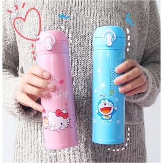 Bình Giữ Nhiệt Doremon + kitty + unicorn 500ml