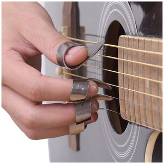 4 Móng gảy đàn guitar bằng kim loại bền