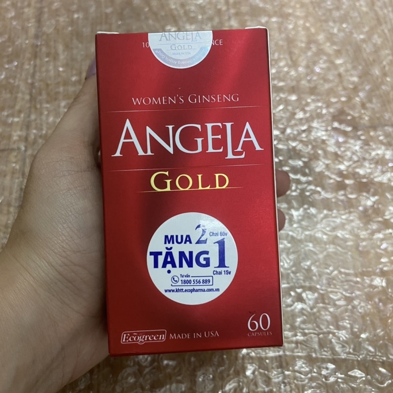 Sâm Angela Gold 60v, nguyên tem cào