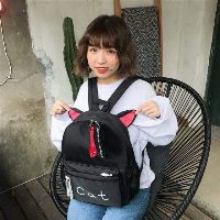 Balo Thời Trang Cat Đen