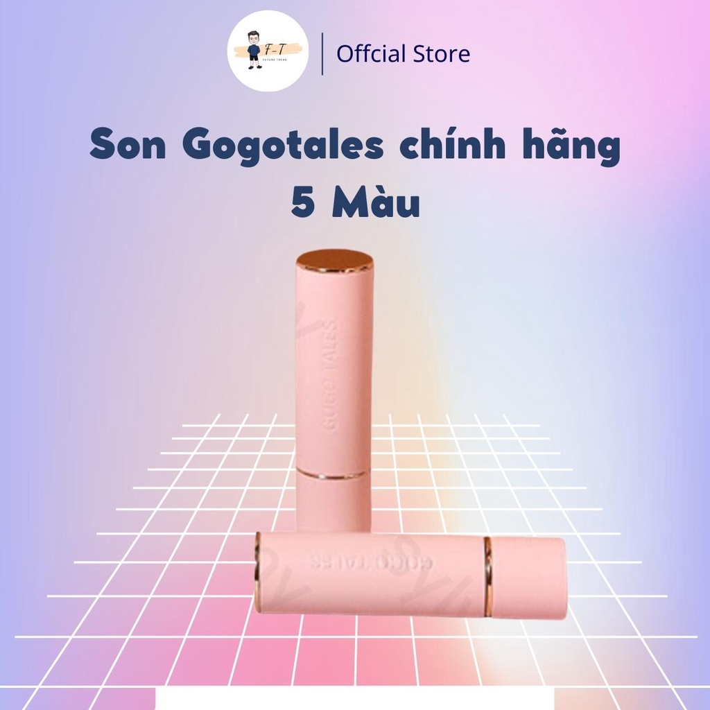 Son Chính Hãng, Son Môi Gogo Tales Nhiều Màu Lì Không Trôi SM001
