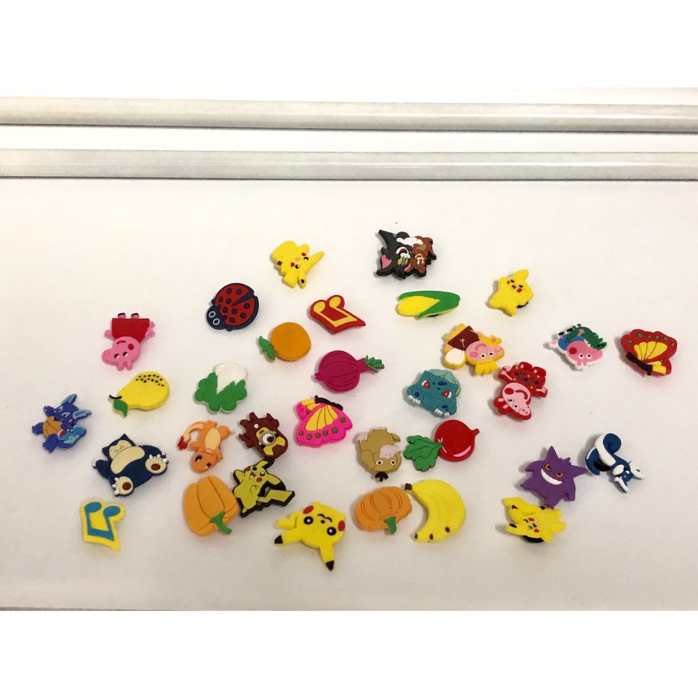 Combo 5 Stickers gắn dép sục siêu Cute