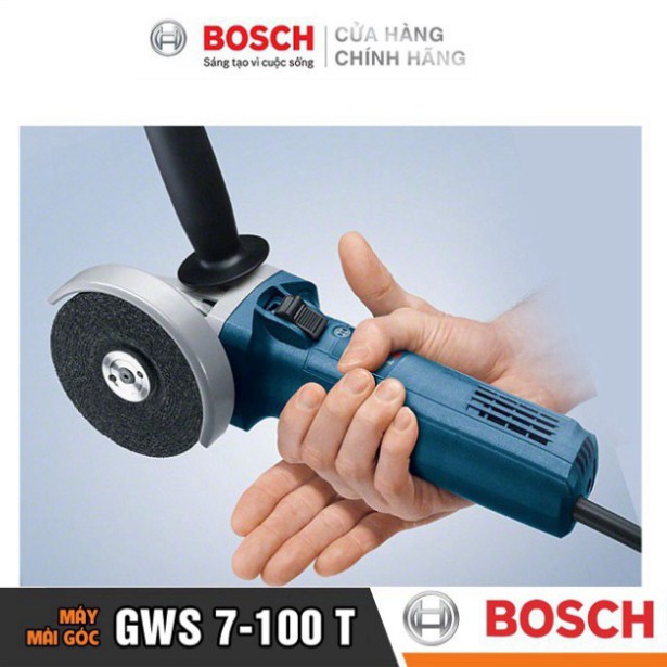 [HÀNG CHÍNH HÃNG] Máy Mài Góc Bosch GWS 7-100 T (100MM-720W) , Giá Cạnh Tranh, Chất Lượng Hàng Đầu