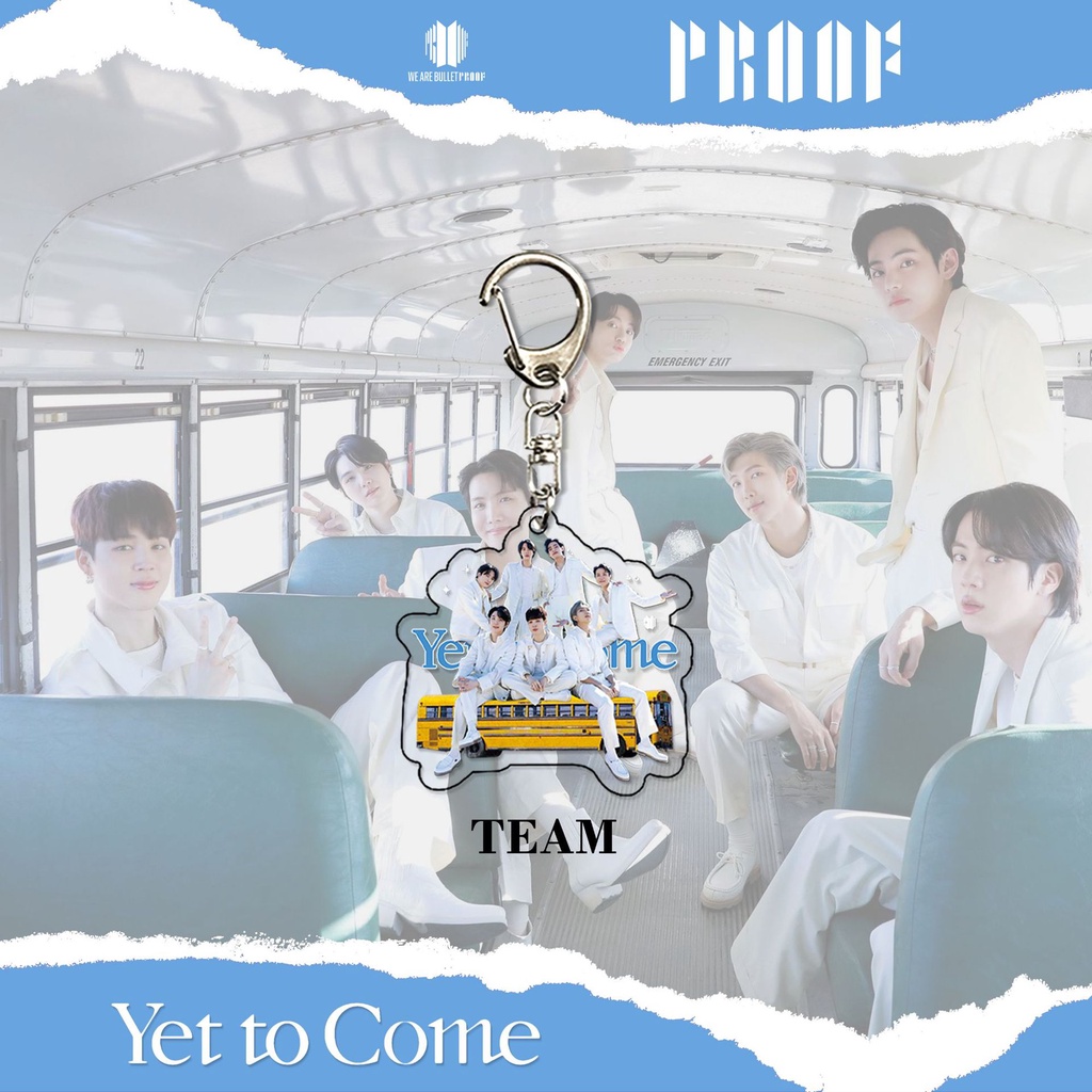 BTS Proof《Yet To Come》Acrylic Keychain Jungkook Pendant Accessories