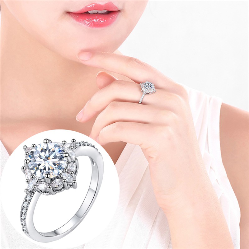 Nhẫn bạc đính đá Sapphire thiets kế sang trọng sành điệu