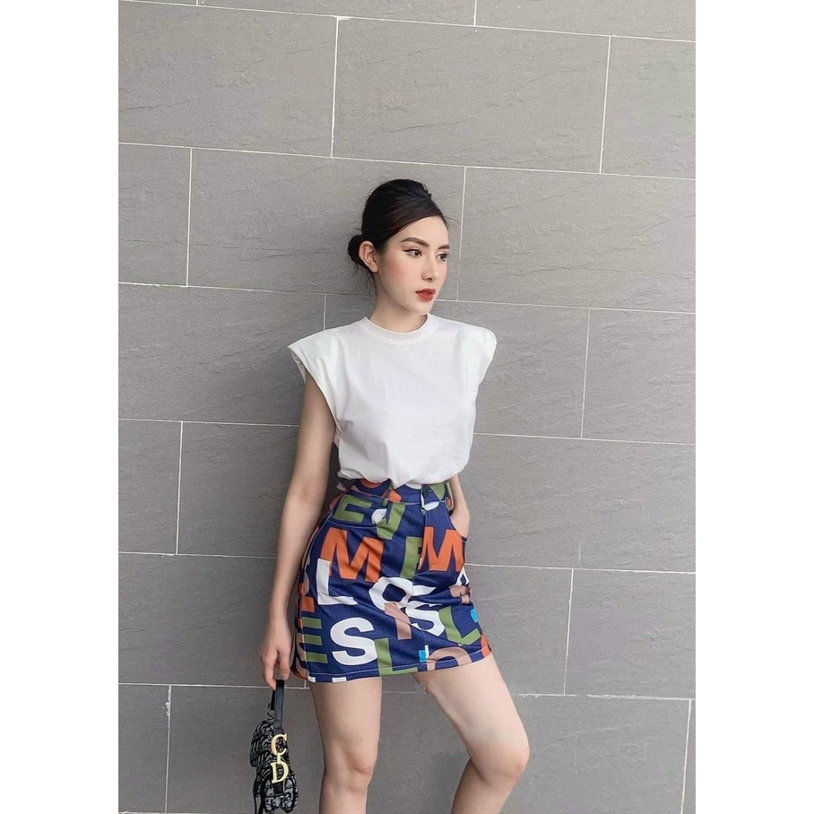 Set Đồ Nữ Đi Chơi, Áo Phông Kèm Chân Váy Thiết Kế Đi Chơi Đi Tiệc Sang Chảnh Thời Trang Nữ Xm Minh Phúc