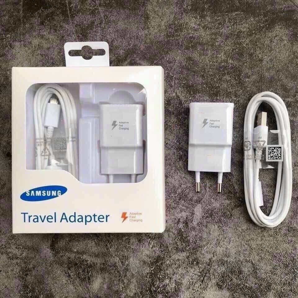 Sạc Nhanh Samsung 15W Chân Micro USB Zin Sạc Nhanh Quick Charge 2.0 Chính Hãng Samsung Bảo Hành 12 Tháng