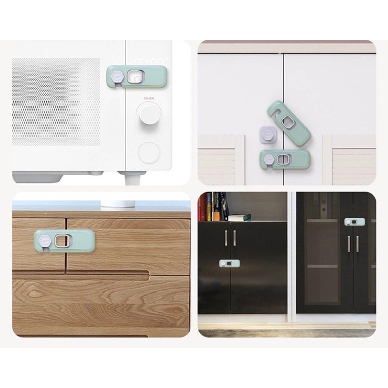 Khoá Tủ Lạnh, Tủ Đồ Cao Cấp Chống Kẹt Tay, An Toàn Cho Bé