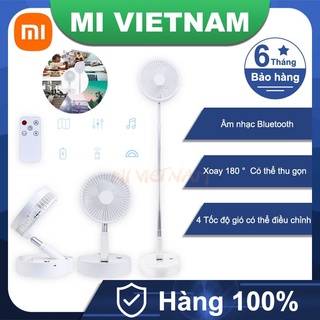 Quạt tích hợp loa không dây Âm nhạc XIAOMI ZOLELE quạt tích điện 7200mAh P10S