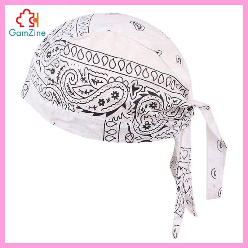 Set 2 khăn turban đội đầu bằng vải cotton dùng cho bệnh nhân ung thư