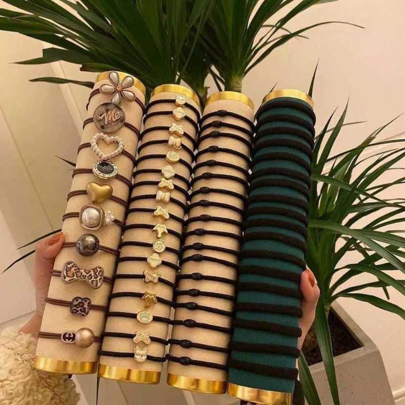 Set 60buoc tóc Hàn Quốc  mix nhiều màu thời trang cho bạn gái thêm xinh xắn năng động