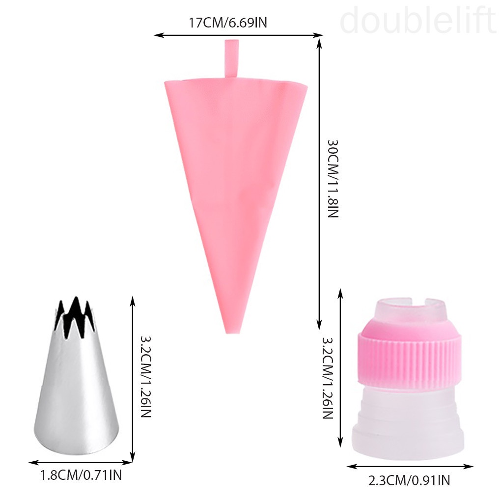 Set 6 Dụng Cụ Trang Trí Bánh Kem Chuyên Dụng