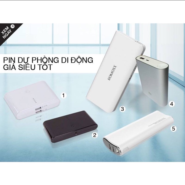 Bộ pin sạc dự phòng