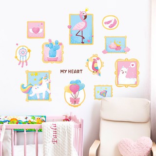 decal dacal dán tường khung anh pony