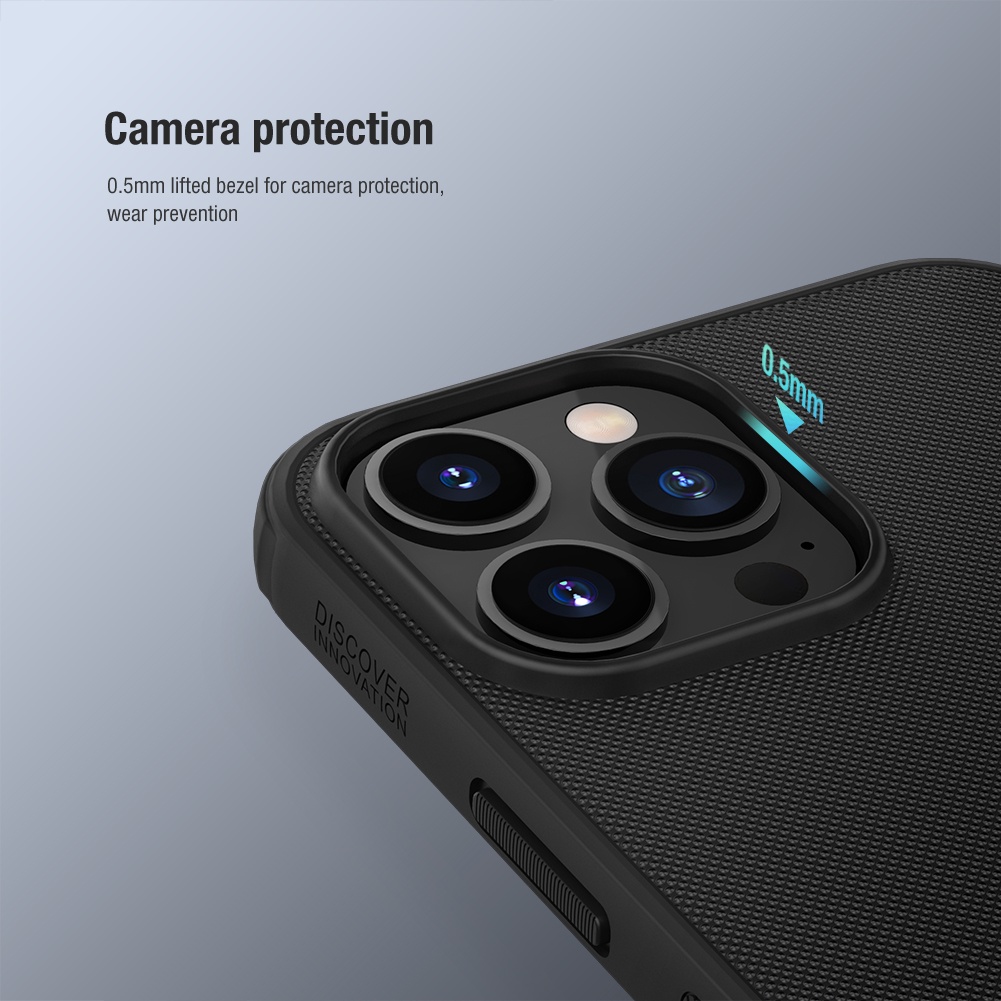 Ốp điện thoại Nillkin tpu + pc siêu mỏng mặt nhám chống sốc/ dấu vân tay thích hợp cho iPhone 13 Pro Max/ 13 Pro/ 13
