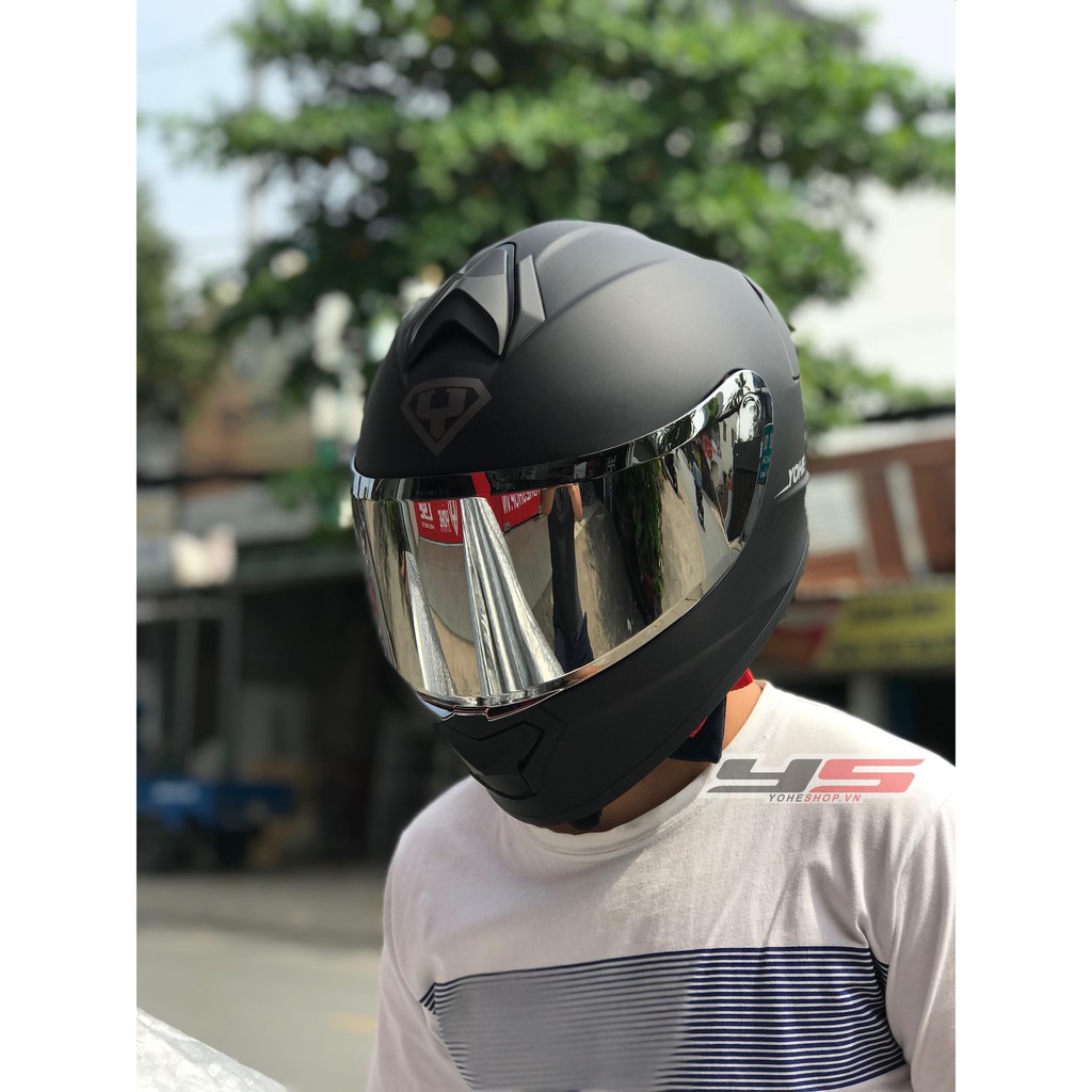 KÍNH MŨ BẢO HIỂM  YOHE 978 977 981 KÍNH CHÍNH HÃNG KÍNH FULLFACE YOHE 977 978 981