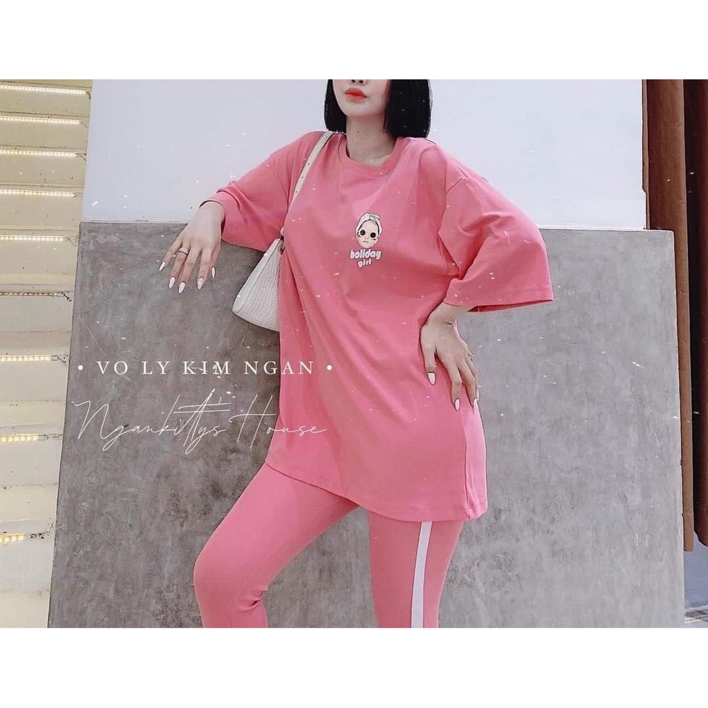 Đồ Bộ Nữ, Quần Dài, Chất Thun Cotton 100%. P071