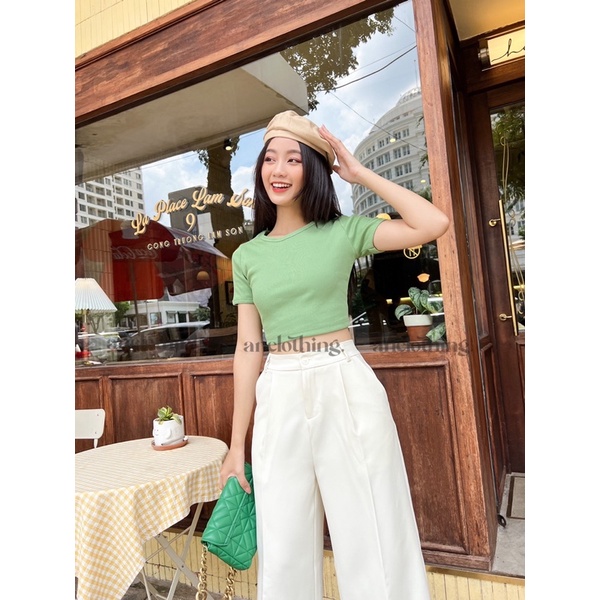 ÁO THUN CROPTOP BASIC