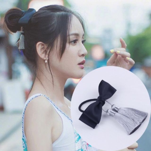 Cột tóc nơ hàn quốc