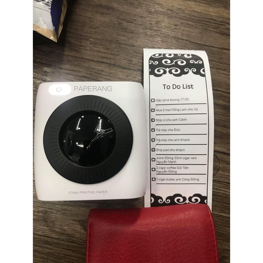 Máy in nhiệt bỏ túi Paperang P2 bản nâng cấp của Paperang P1 | Kết nối Bluetooth với Android | IOS I iphone | ipad | PC