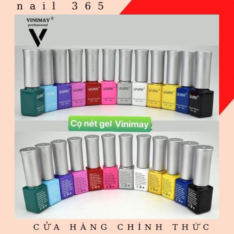 cọ nét gel VINIMAY ( phụ kiện nail - mi )