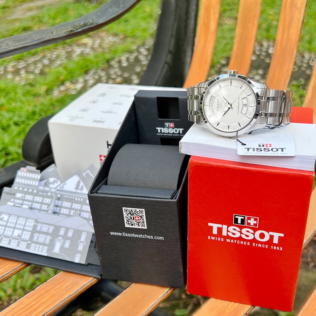 Đồng hồ nam Tissot Couturier Day Date powermatic 80 - T035.407.11.031.01 - Automatic - Kính Sapphire [ Chính hãng ]