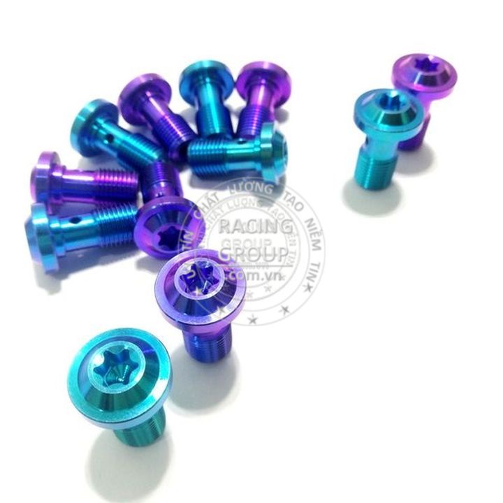 Ốc heo dầu GR5 đầu vương miện, đầu dù, salaya, probol, răng nhuyễn/răng thưa heo nissin/brem gắn nhiều dòng xe