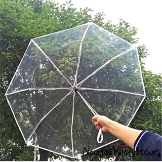  Ô  dù  trong suốt gấp gọn 