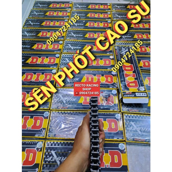 SÊN PHỐT TFX/DID 428 VIX 132L CHÍNH HÃNG THAILAN DÙNG CHO EXCITER/WINNER/RAIDER/SATRIA FI/TFX. ..