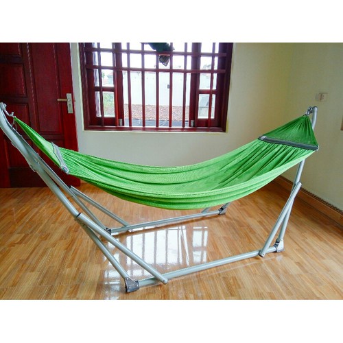 (ST) Bộ khung võng xếp người lớn ống phi 32 ( bao gồm: Khung+ võng lưới+ tặng 01 móc võng)