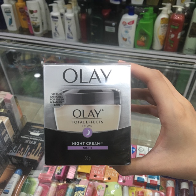 Olay Kem dưỡng da ban đêm Total Effects