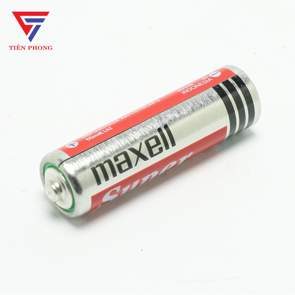 [RẺ NHẤT] Pin AA Maxell than tiểu (đỏ) Super Power Chính Hãng