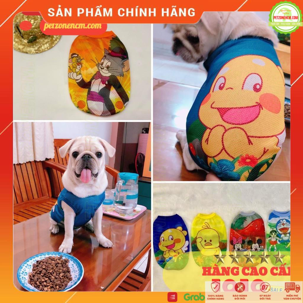 Áo thun cho chó ️ FREESHIP ️ Quần áo thú cưng,Thời trang chó mèo kiểu ba lỗ lưới Việt Nam hoạt hình kute - nhiều size