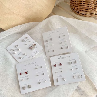 6 Đôi Bông Tai Đính Ngọc Trai Dễ Thương