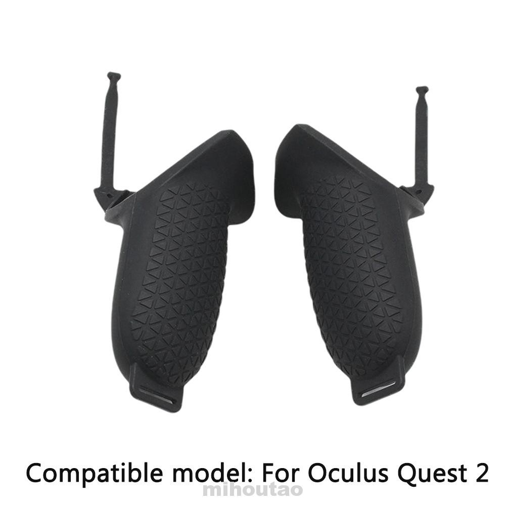 1pair Touch Controller Grip Cover Dustproof Easy Install Gaming Accessories With Knuckle Strap For Oculus Quest 2