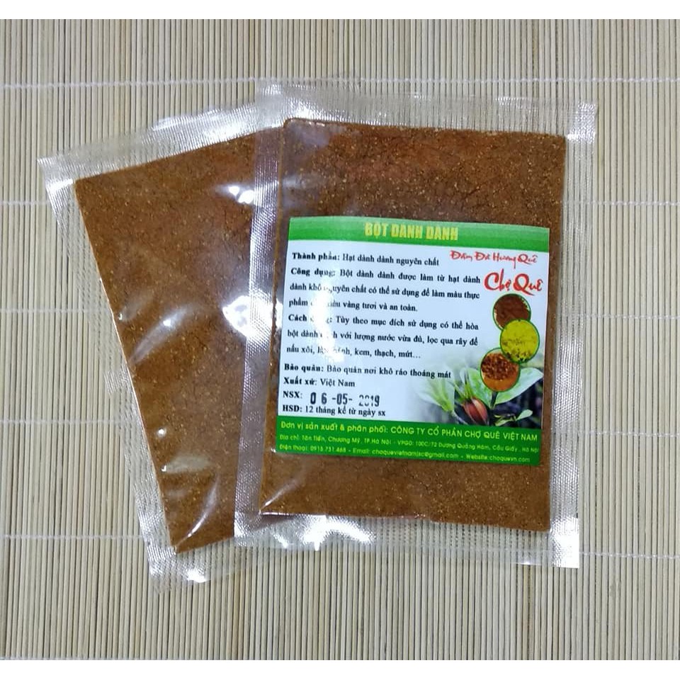 BỘT DÀNH DÀNH MÀU VÀNG TỰ NHIÊN