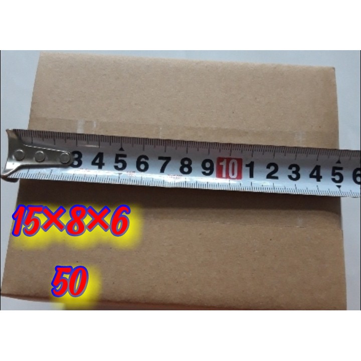 combo 50 hộp carton 15x8x6 cm