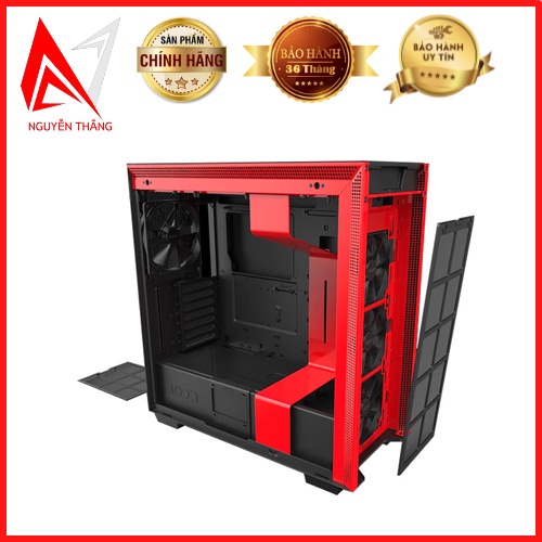 Vỏ case máy tinh NZXT H710 MATTE ( Black / White / Red ) NEW